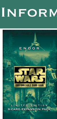 Endor Limited booster pack
