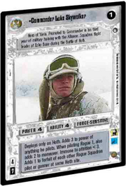 Commander Luke Skywalker from the Hoth test run
