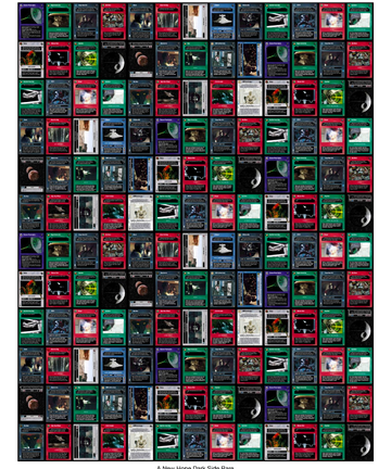 A New Hope Dark Side rare sheet