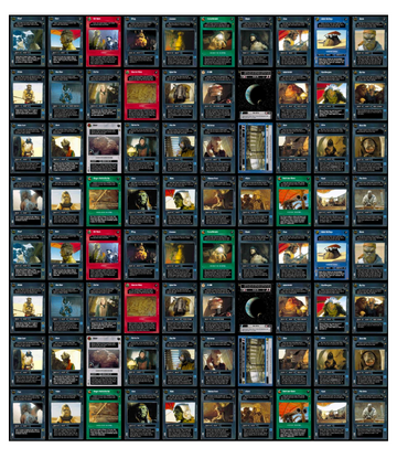 Jabba's Palace Dark Side rare sheet