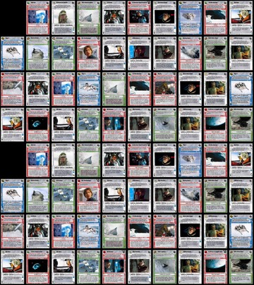 Hoth Light Side rare sheet