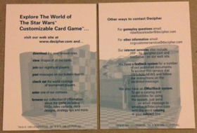 Hoth Limited promotional insert