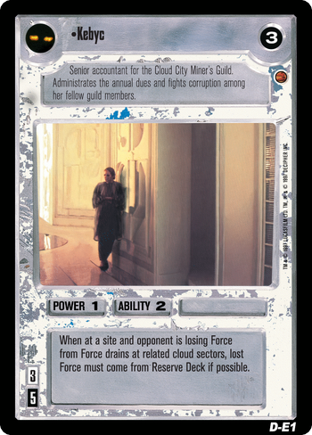 Holotable / PC Errata face